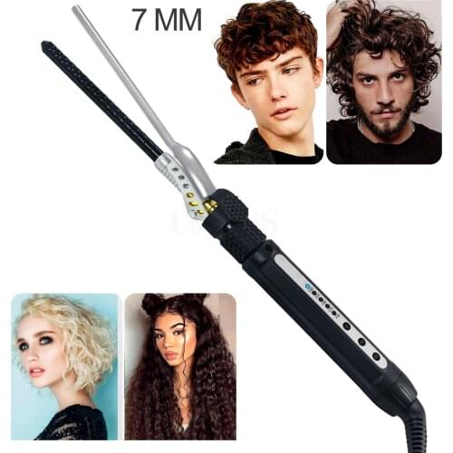 Hair Straightener Curler Short Hair Mini Hair Straightening Small Flat Iron 2 In 1 Men Beard Straightening Thickest Hair Curls