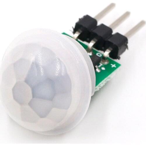 1Pcs DC 2.7 to 12V Mini IR Pyroelectric Infrared PIR Motion Human Sensor Automatic Detector Module AM312 Sensor Module