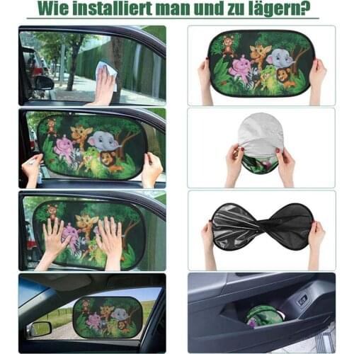 2pcs Window Sunlight Protective Shade Shade Car Sunlight Shade For Kid Baby Pet Windscreen Car