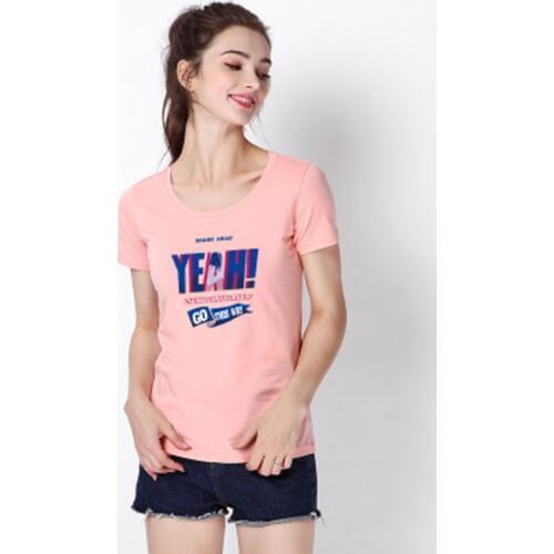 2019 Short-Sleeved T-Shirt Women Spring And Summer New Personality Letter Print Slim Students Style Half-Sleeved T-Shirts Female