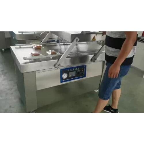 Automatic Food Meat Flour Grain Vacuum Sealer Machine Vacuum Packing Machine double-Chamber Ce Certification
