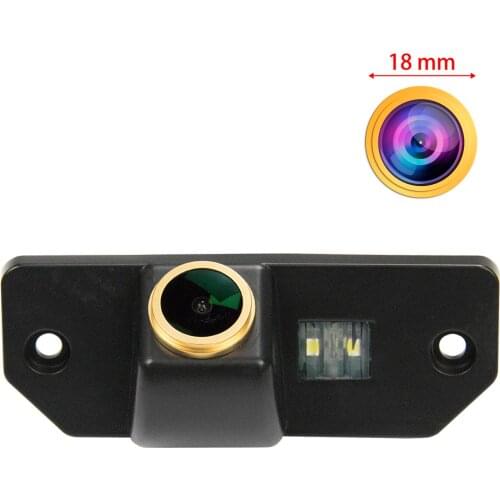 Free Filter Waterproo HD 1280 * 720P Car Rear Camera Plate Light for FOR D Focus 2 Sedan 2005-2011 C-Max Mondeo Night Vision