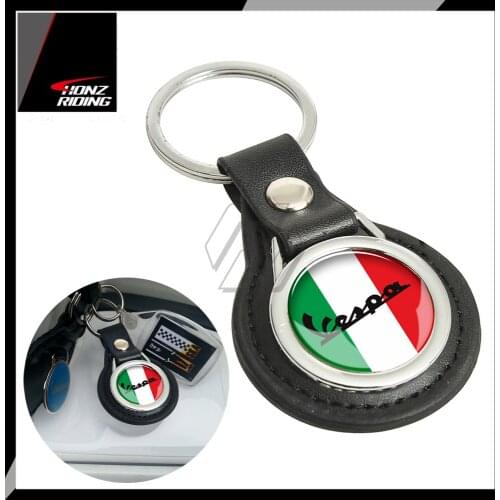 Motorcycle Keychain Key Ring Case for Vespa LX LXV GTS GTV S Sprint 50 125 150 200 250 300 300ie Super