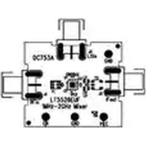 DC753A RF Development Tools LT5526EUF 1MHz-2GHz Mixer