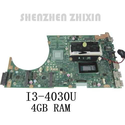 For ASUS K551L K551LB S551LB S551LA Laptop motherboard I3-4030U Processor 4GB RAM Mainboard test good
