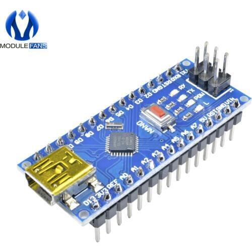 2PCS NANO V3.0 3.0 CH340 G CH340G Mini USB Atmega328 ATmega328P Module 5V 16M Micro Controller Driver Board For Arduino