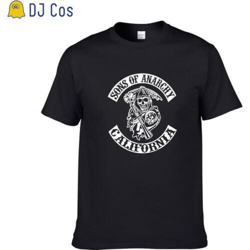 Sons of Anarchy TV SOA Cosplay Costume Men Rock Punk Plus Size T-shirts Mayans MC Steampuck Tops Tees Shirt Women Dropshipping