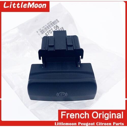 Genuine new handbrake button Electronic handbrake switch Parking brake 470706/470702 for Peugeot 3008 5008 Citroen C4 PicassoDS4