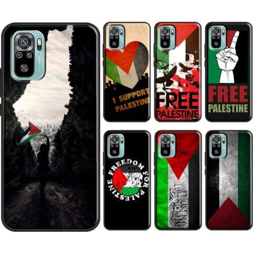 Palestine Flag For Xiaomi Redmi Note 9S 8T 7 Note 10 8 9 Pro Case For Redmi 9A 9C 8A K40 9T Soft Cover
