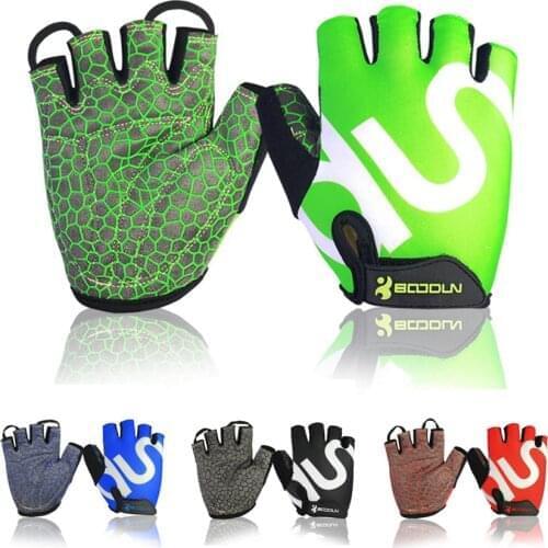 Men Women Cycling Gloves Half Finger Summer Breathable Anti-slip Road Mountain Bike MTB Gloves Bicycle Gym Sport Gloves Fitness