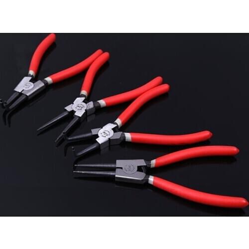 4PCS 9" and 13" Circlip long nose pliers, retainer, spring clip forcep, auto truck repairing hand tool hardware
