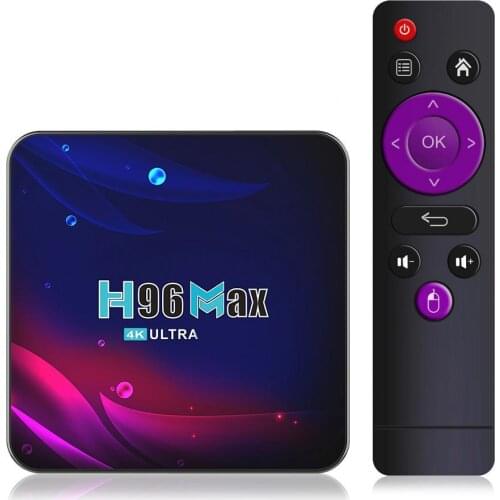Smart Tv Box Android 11.0 H96 Max V11 RK3318 Quad-Core Android TVBOX 4K 4GB 32GB 64GB 5.8G Wifi Media Player Set Top Box H96max