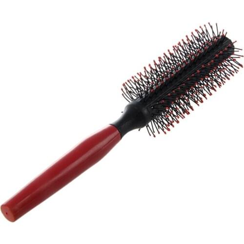 Professional Wavy Curly Hair Brush Comb Hair Care Pin Cushion Roll Round Comb