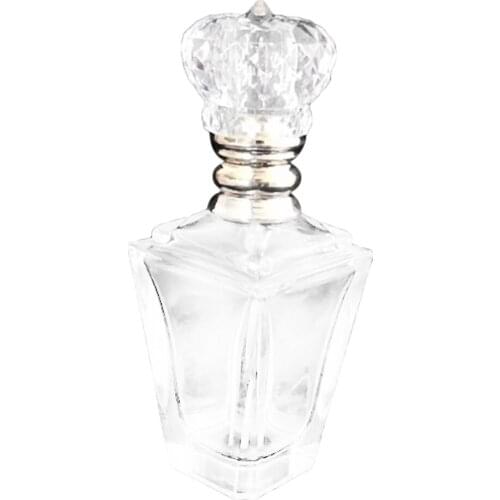 60ml Empty Glass Perfume Bottle Refillable Water Makeup Remover Sprayer