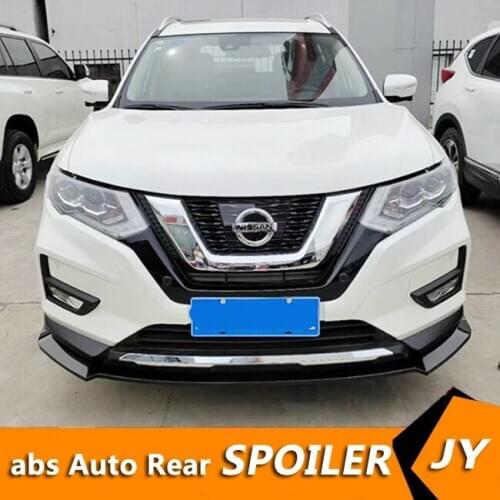 For Nissan X-Trail Body kit spoiler 2014-2019 For X-Trail ABS Rear lip rear spoiler front Bumper Diffuser Bumpers Protector