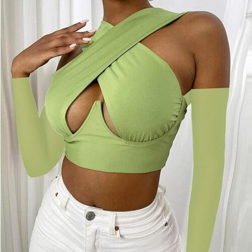 Женские укороченные футболки SUNSIOM China At AliExpress