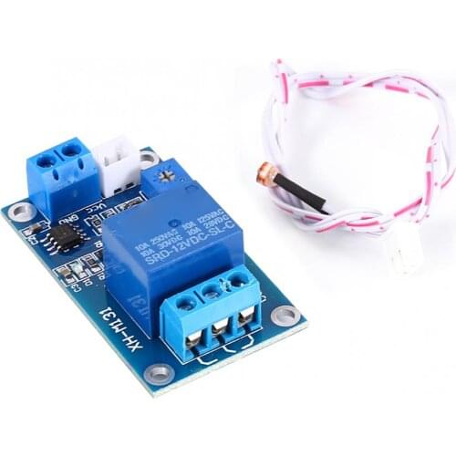 DC 12V Light Photoswitch Sensor Switch Photoresistor Relay Module Light Detection Photosensitive Sensor Board