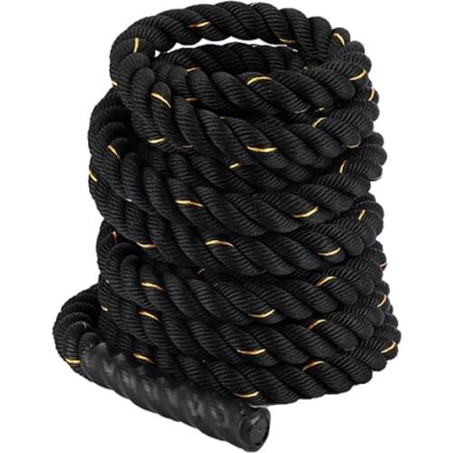 Fitness Heavy Jump Rope 3mX25mm Heavy Exercise Training Battle Skipping Weighted Ropes Power Improve Strength Gym Equipment