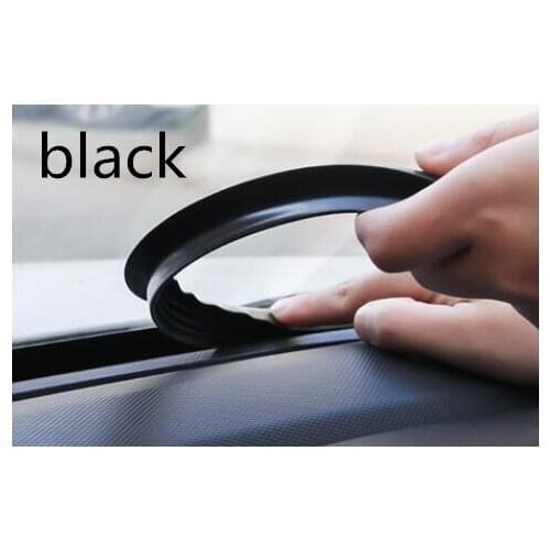 1.6m Car Dashboard Sealing Strips Styling Sticker For Toyota Honda For BMW Audi Hyundai KIA Universal Auto Interior Accessories