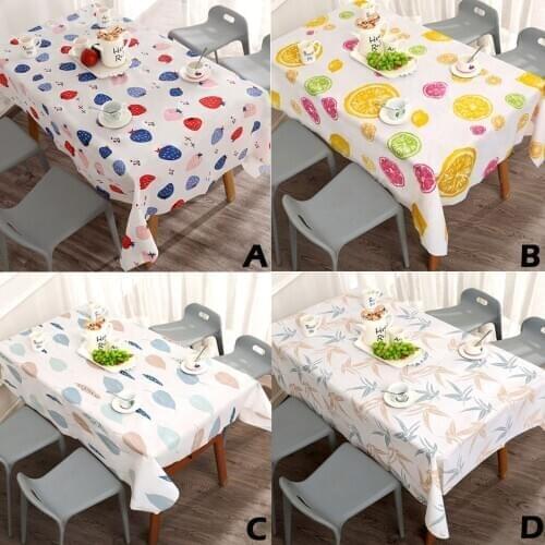 Waterproof And Oil Proof Table Cloth For Kitchen Decorative Dining Table Cover New Fashion Personality Cozy Anniversary