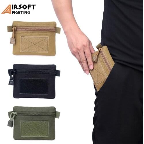 1000D Tactical Wallet Card Carrier Key Money Holder Portable Purse EDC Pouch Hunting Camping Hiking Funny Pack Accessory Pocket