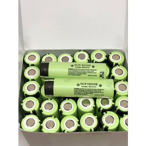 10PCS/LOT New Original Panasonic 18650 NCR18650B 3.7V 3400mAh Rechargeable Battery Lithium Batteries Cell For Laptop