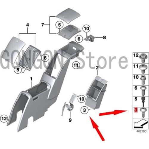 CAR screw star bolt bm wE65 730D M57N E65 730I M54 E66 730LI M54 Door inner plate buckle Door plate buckle screw