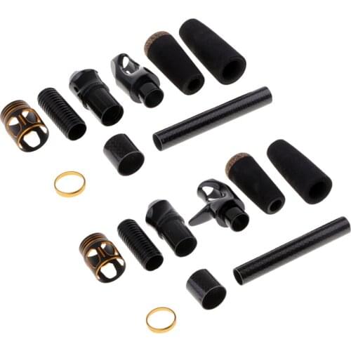 Black EVA Casting Spinning Fishing Rod Handle Grip with Reel Seat DIY Tackle Fishing