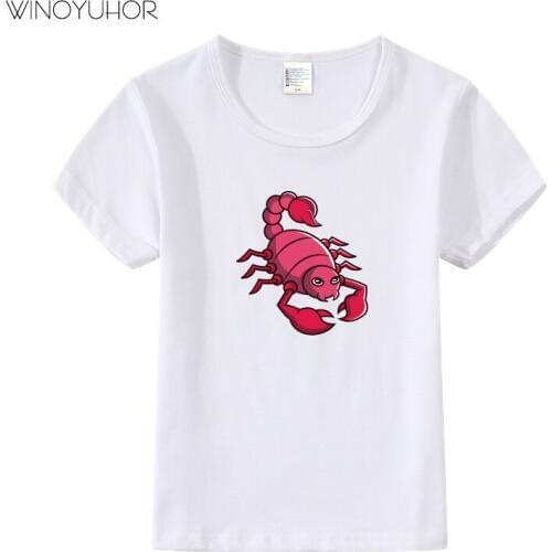 Scorpions Printing T Shirt Children 2020 New Summer Short Sleeve T Shirts Kids Girls Boys Hip Hop Tops Tee Baby Cool Tshirt