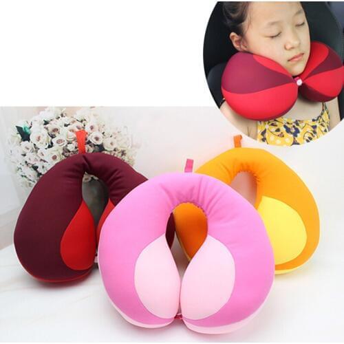 Baby U-shaped Pillow Pad Car Auto Safety Seat Pillow Protector Anti Harness Roll Pad Sleep Pillow For Kids Toddler Pillow