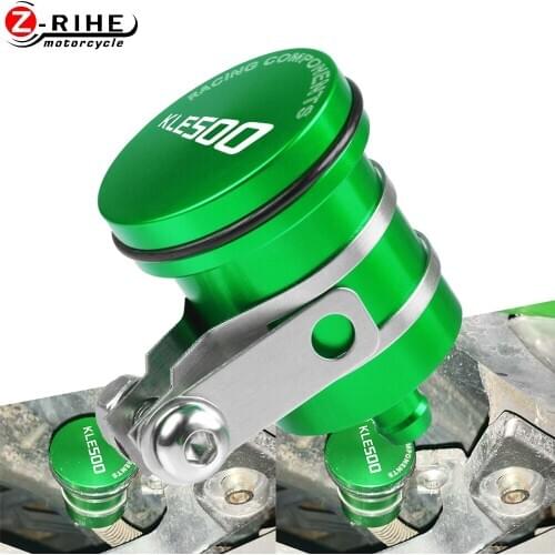 For KAWASAKI KLE500 KLE 500 1991-2007 1992 1993 94+ Motorcycle Accessories Rear Brake Fluid Reservoir Clutch Tank Oil Fluid Cup