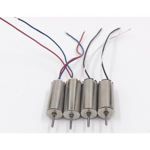 4PCS 8mm*20mm Coreless Motor CW CCW Engine DC 3.7V 4.2V 48000RPM Ultra-High Speed Large Torque Strong Magnetism DIY RC Drone