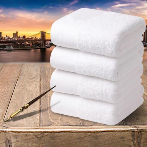 Five-star Hotel Thick Cotton Towelbath Pure White Towel Super Soft Strong Absorbent Towel Spa /Beauty Salon/resturant Supplies