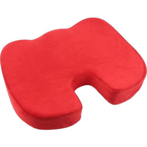 Comfort Seat Cushion Memory Foam Car Seat Cushion Set Slow Rebound Support Coccyx Pain Relief Office Chair Car Seat Cushion New