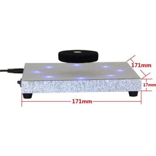 Magnetic levitation display stand bearing 200g flash silver acrylic booth Magnetic levitation advertising booth