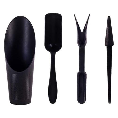 Cactus Planting Set Sukulent Care Set 4 Piece Earth Container Shovel Stem Remover Seat Opening
