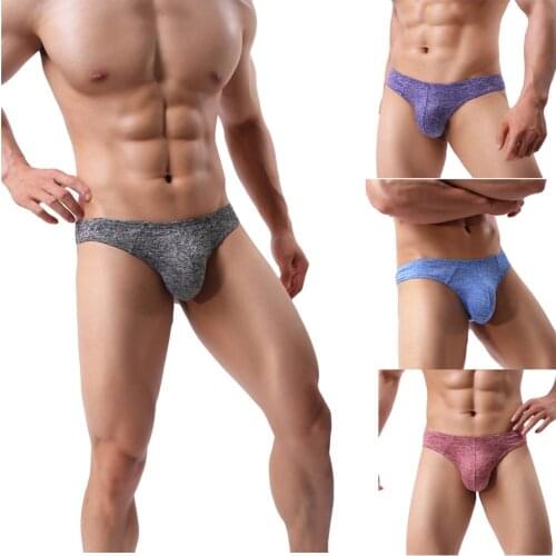 2019 New Soft Briefs UnderwearMens Soft Briefs Underpants Knickers Shorts Sexy Underwear men thong F40