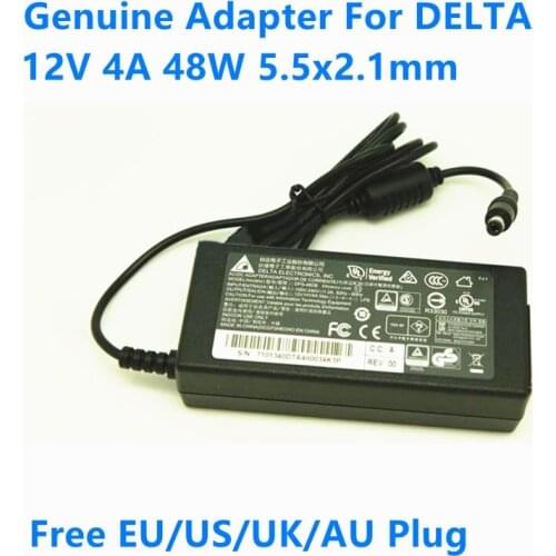 Genuine AC Adapter Charger For Delta DPS-48DB 48W 12V 4A 3.33A Hikvision Dahua Monitoring Video Recorder Power Supply Adapter