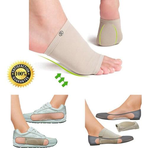 1Pair Arch Orthotic Support Insole Foot Plate Flatfoot Corrector Shoe Cushion Foot Care Insert Insoles Foot Brace Support Pad