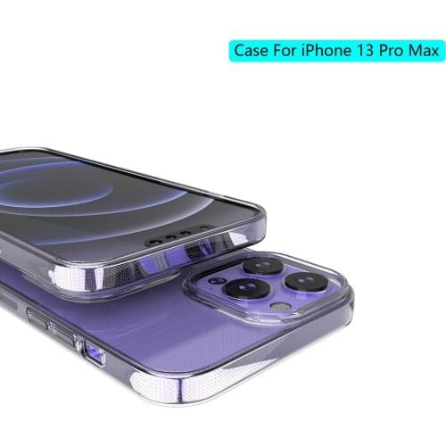Transparent Phone Case For iPhone 13 Pro Max TPU Silicon Fitted Bumper Soft Case for iPhone13 Pro 13Pro Max Clear Back Cover
