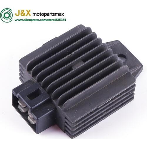GY6 50cc 150cc VOLTAGE REGULATOR RECTIFIER 4 PIN 4T Chinese Scooter Parts Baotian Taotao Icebear Romet Free Shipping