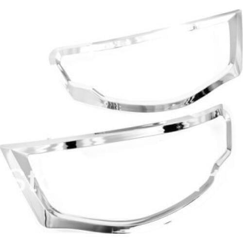 Car Styling Chrome Head Light Cover For Mitsubishi L200 Triton