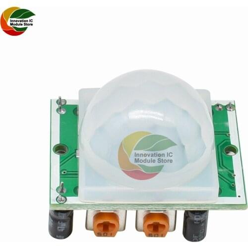 Ziqqucu HC-SR501 SR501 Body Sensor Module For Arduino Adjust IR Pyroelectric Infrared PIR Motion Sensor Detector Module Human
