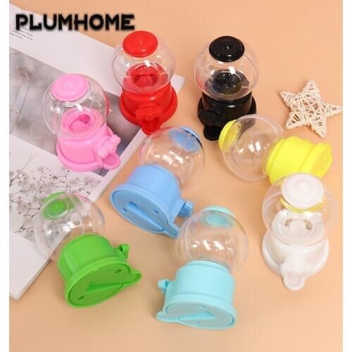 1PC Hot Sale Creative Sweets Mini Candy Machine Bubble Toy Dispenser Coin Bank Kids Toy Home Decoration Christmas Birthday Gifts