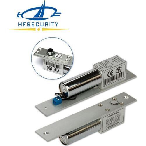 12v Small 2-Lines Electric Drop Bolt Lock Holding Force 1000kg Access Control Door Lock Electronic Lock For Access Control