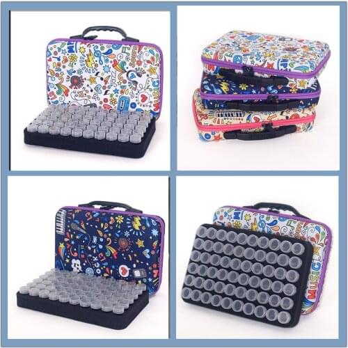 2021 60 Bottles diamant painting Hand Bag Tools Diamond Painting Accessories Carry Case Container diamond mosaic Storage Box