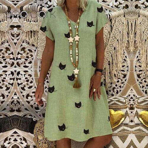ANSELF Short Sleeve Dresses