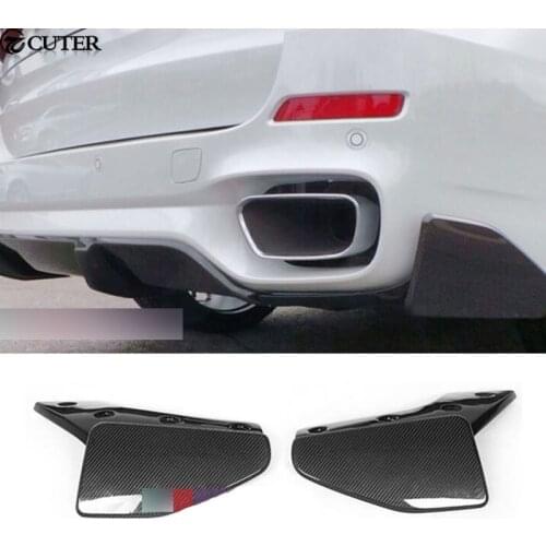 F15 Auto Car Rear Bumper Aprons Carbon Fiber Side Splitter for BMW F15 X5 M PERMANCE Bumper 2014-2015