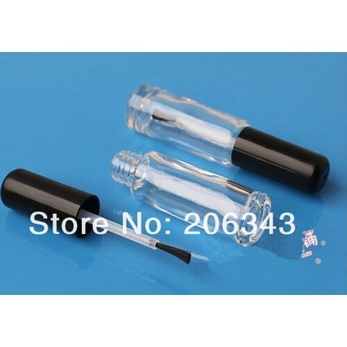 Capacity 7ml/8ml TRANSPARENT empty nail polish bottle and nail enamel bottle