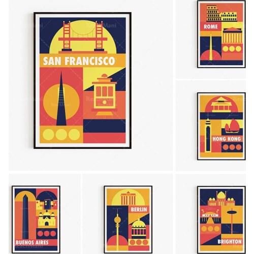 Hong Kong geometric prints, Berlin abstract prints, Dubai city printing | Dubai posters | abstract printing | travel posters | w